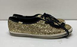 Keds X Kate Spade Glitter Sneakers Gold 9