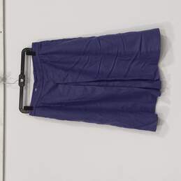 Suit Galore Women's 100% Wool Purple Skirt Size16 alternative image