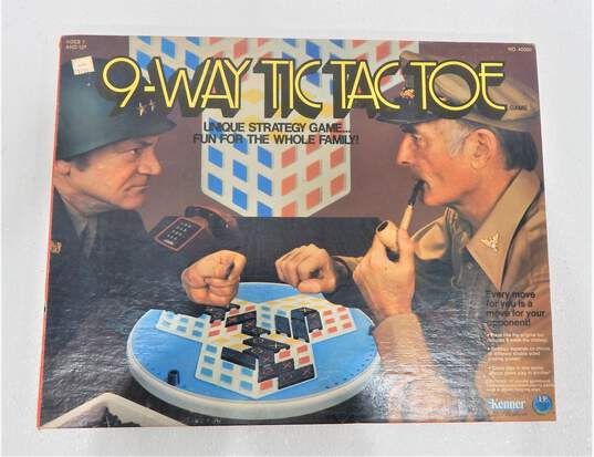 1978 Kenner Boardgame 9-Way Tic Tac Toe Box image number 1