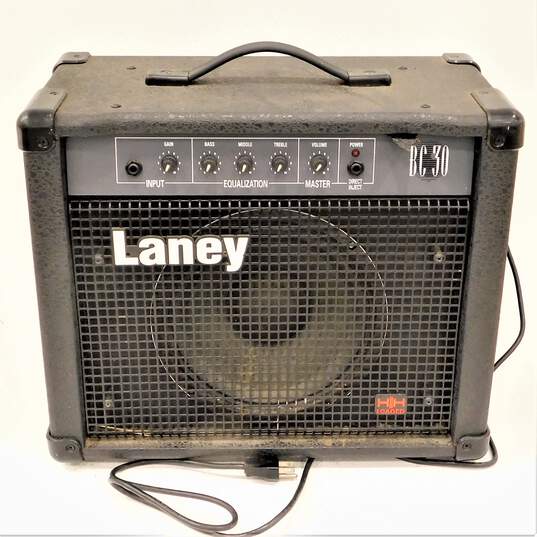 Laney Brand BC30 Model Electric Bass Guitar Amplifier w/ Power Cable image number 1