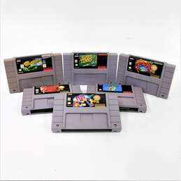Super Nintendo SNES Video Game Lot of 6 Loose Zelda