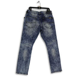 NWT Mens Blue Denim Medium Wash 5-Pocket Design Skinny Leg Jeans Size 34/30 alternative image