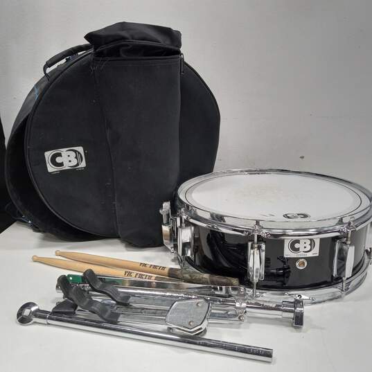 CB Ring Snare Drum & Soft Travel Case W/ Accessories image number 1
