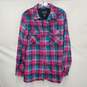 Pendleton WM's 100% Virgin Wool Blue & Pink Plaid Long Sleeve Shirt Size M image number 1