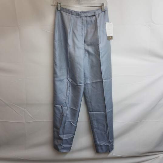Jones New York Solid Suit Pants Silk Women's Size 4 image number 1