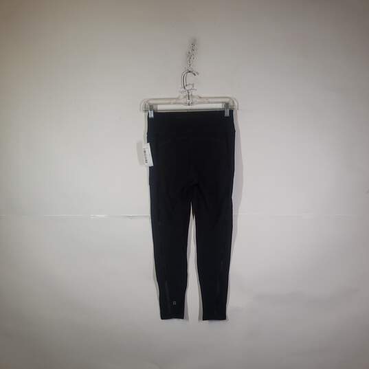 NWT Womens Elastic Waist Skinny Leg Activewear Ankle Leggings Size Small image number 2