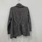 Womens Gray White Long Sleeve Open Front Cardigan Sweater Size Medium image number 2