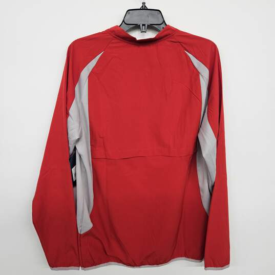 Red Grey Long Sleeve Cage Jacket image number 2