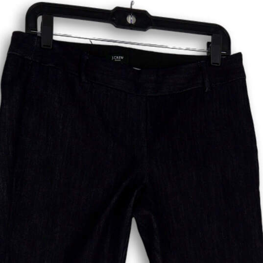 Womens Blue Flat Front City Fit Stretch Ankle Zip Jegging Pants Size 6 image number 3