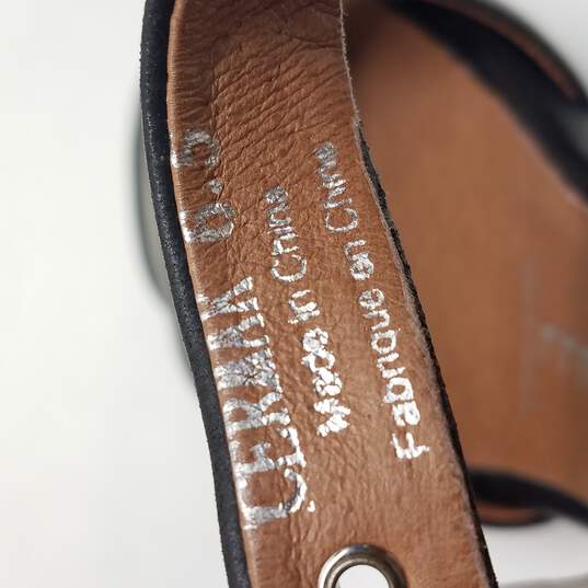 Jeffrey Campbell Women's Cermak Black Leather Heels Size 6.5 image number 8