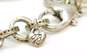 Brighton Designer Silver Tone Open Heart Charm On Bracelet 46.4g image number 5