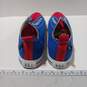 Skicks Mens Blue Red Kansas Jayhawks NCAA Lace Up Low Top Sneaker Shoes 11 M image number 4