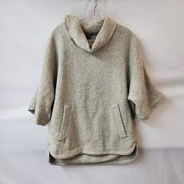 J.Crew Gray Wool Blend Pullover Jacket Sweater Size S