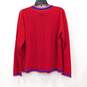Escada Suloma Cherry Red Button Front Women's Cardigan Size L NWT with COA image number 4