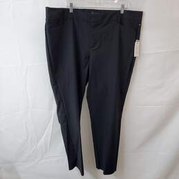 Eloquii Black Cotton & Nylon Pants Size 20