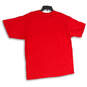 Mens Red Graphic Print Crew Neck Short Sleeve Pullover T-Shirt Size XL image number 2