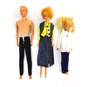 Vntg Mattel 1960s Bubblecut Barbie Ken & Skipper Dolls W/ Case & Clothes image number 2