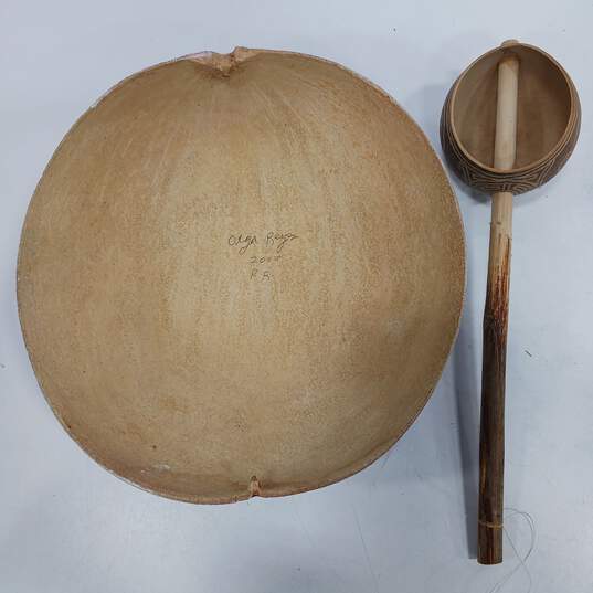 Wooden Watering Shell w/ Ladle image number 2