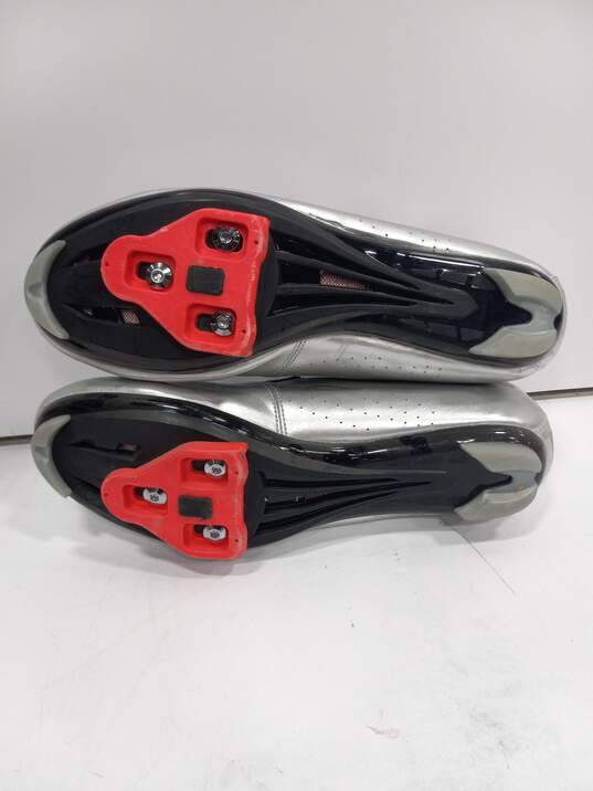 SPEED Silver Cycling Shoes Size 44 image number 5