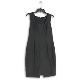 Express Design Studio Womens Black Round Neck Sleeveless Sheath Dress Size 10