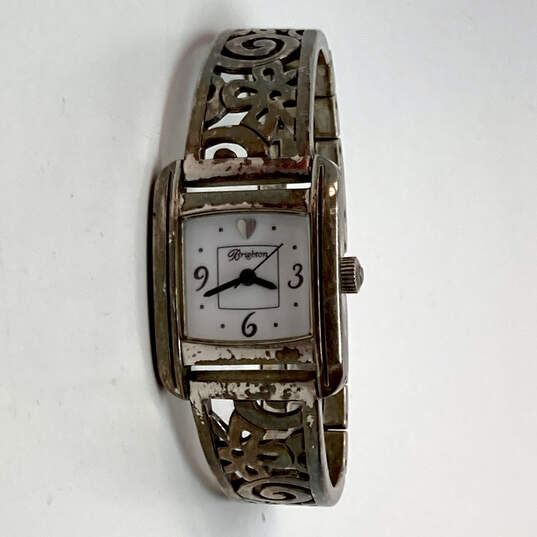 Designer Brighton Amalfi Silver-Tone Stainless Steel Bracelet Wristwatch image number 1