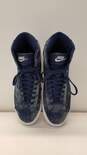 Nike Blazer Mid SE (GS) Athletic Shoes Midnight Navy 902772-400 Size 7Y Women's Size 8.5 image number 6
