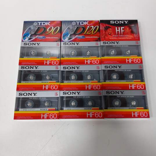 Sony & TDK Blank Sealed Cassettes 12pc Lot image number 1