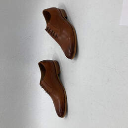 Mens Wingtip F931-701A Brown Genuine Leather Almond Toe Dress Shoes Sz 7.5 alternative image