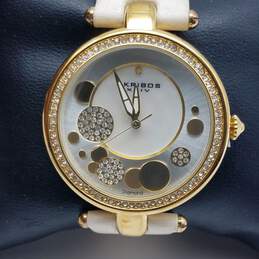 Akribos Crystal Bezel Stainless Steel Watch