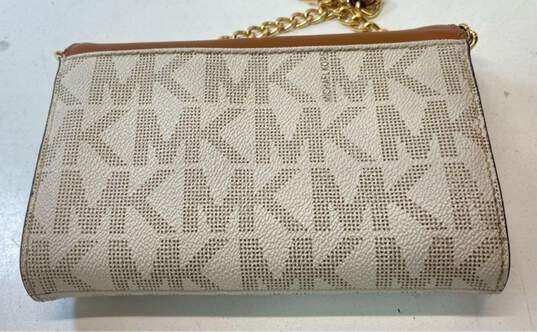 Michael Kors Monogrammed Crossbody Bag Brown, Khaki image number 5