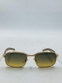 Versace Gold Tinted Square Sunglasses alternative image