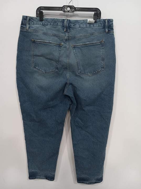 Women's Good American Cropped Jeans Sz 18 NWT image number 2