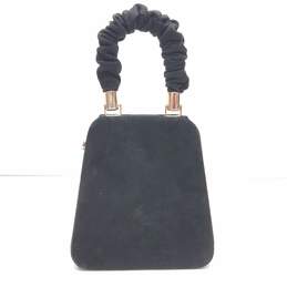 Zara Chain Strap Top Handle Satchel Black