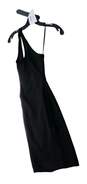 NWT Womens Black Sleeveless One Shoulder Mini Dress Size 0 image number 3