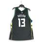 NWT Nike Mens Green Black Milwaukee Bucks Malcolm Brogdon #13 NBA Jersey Size L image number 2