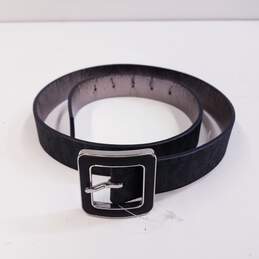 Michael Kors Signature Black Leather Women's Belt alternative image