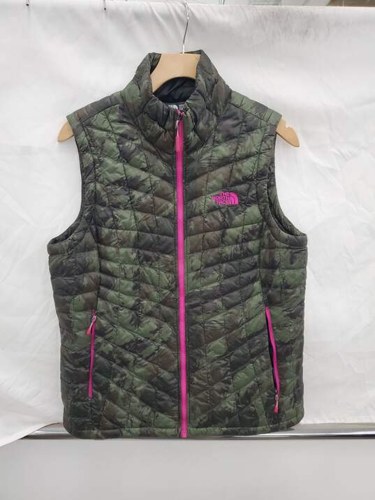 Women The North Face FLEECE VEST PUFFER Size-M image number 1