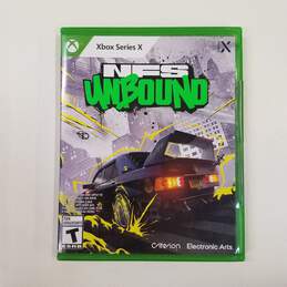NFS Unbound - Xbox Series X (New, Read Description)