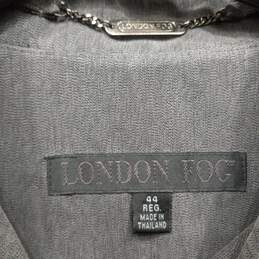 London Fog Gray Trench Coat Women's Size 44R alternative image
