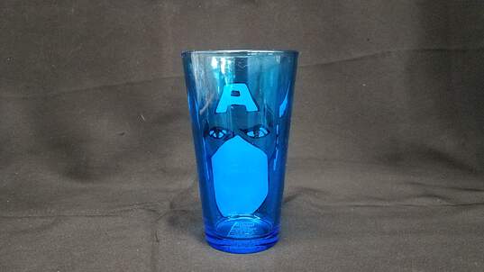 Marvel Captain America Tumbler Glass 16oz image number 2