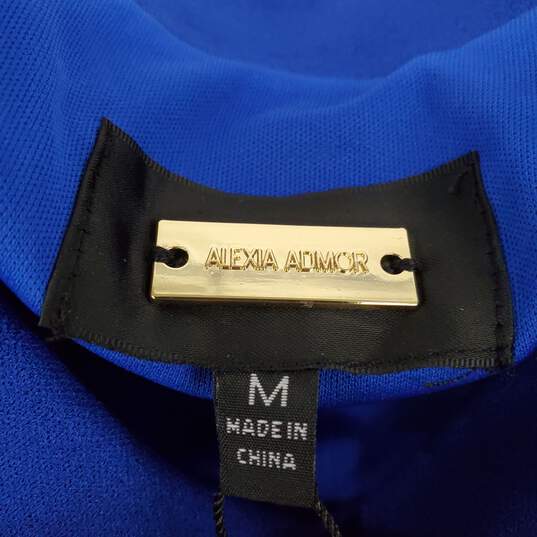 Alexia Admor Cobalt Blue Midi Sheath Dress WM Size M NWT image number 3