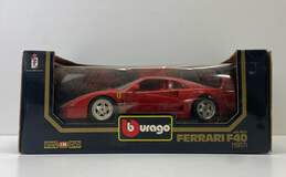 Burago Ferrari F40 1987 Red Model alternative image