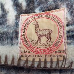 Lana Pura Wool Tiger Pattern Blanket alternative image