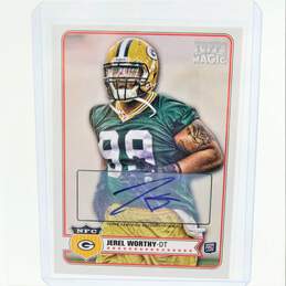 2012 Jerel Worthy Topps Magic Rookie Autograph Green Bay Packers