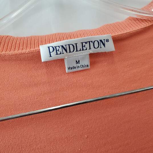 Pendleton Orange Cardigan Size M image number 4