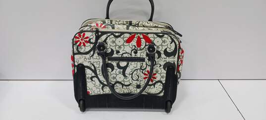 Franklin Covey White/Red/Black Patterned Luggage Bag image number 3