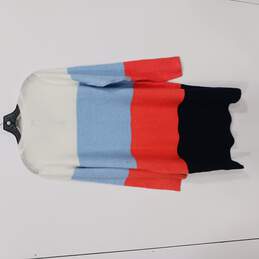 Women's Crown & Ivy Long Sleeved Rainbow Stripe Sweater Dress XL alternative image
