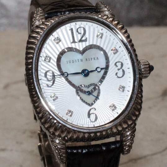 Judith Ripka Sterling Silver Case Watch image number 3