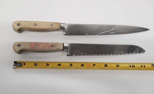Lot of 2 J.A Henckels Kitchen Knife 8in and 7in. image number 4