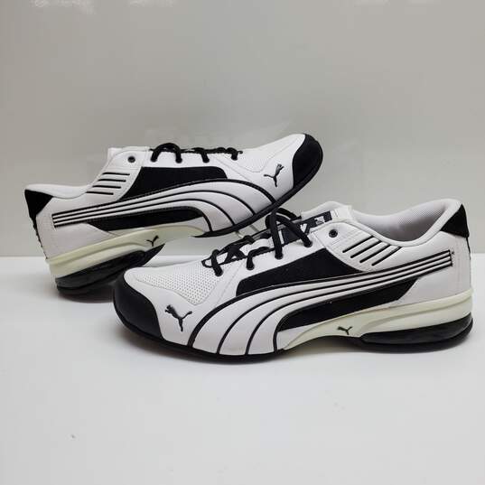 MEN'S PUMA CELL AMAR BLK/WHT 184955-01 RUNNING SHOES SIZE 12 image number 1